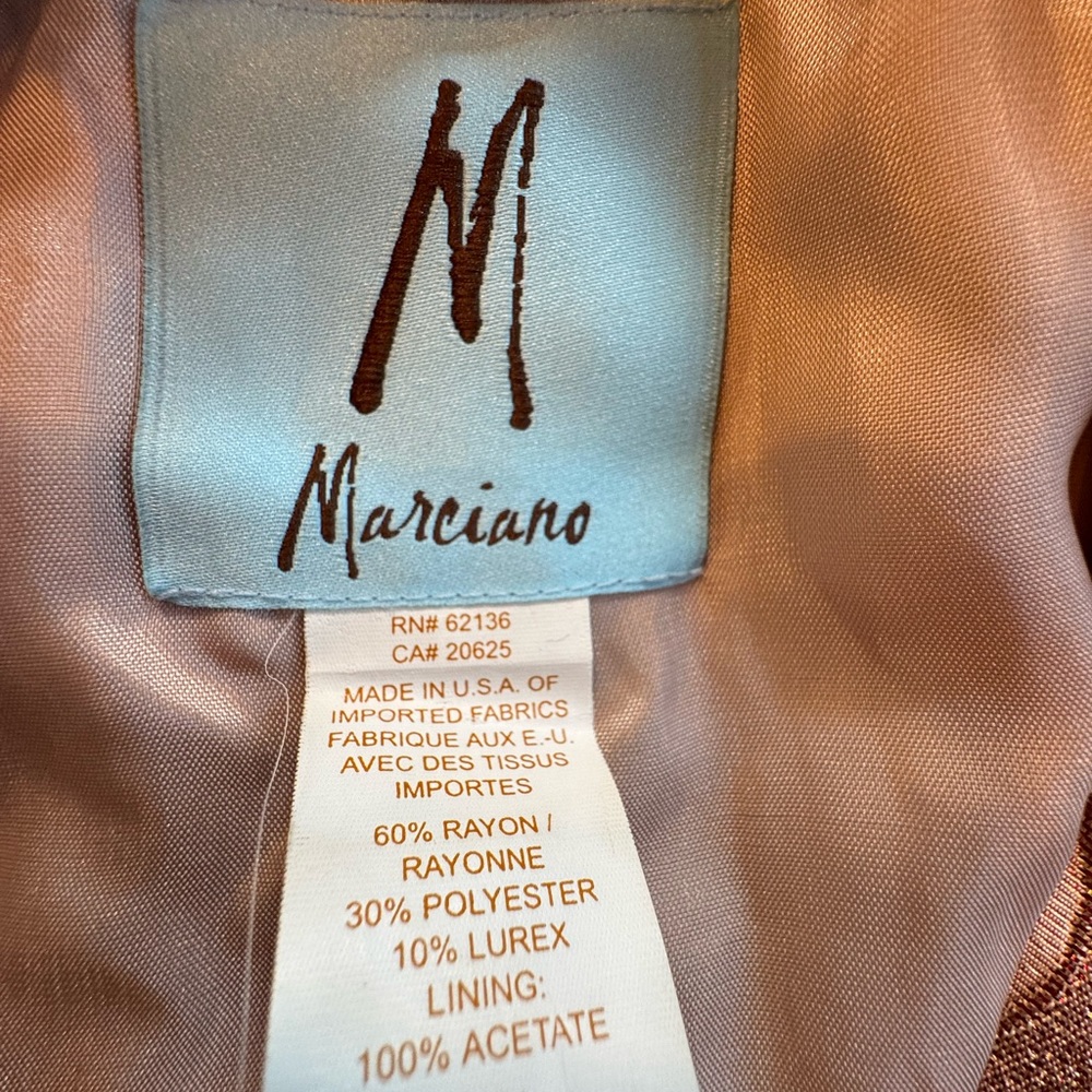 Marciano Jacquard Pink Trench With Belt‎ Size Medium - Picture 7 of 8